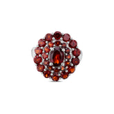 סטלה טבעת מכסף עם אבני חן